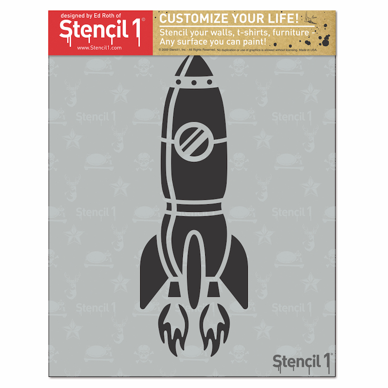 Space Theme 4-Pack Stencil Set (4 PC -8.5"x11" each) - Image 15