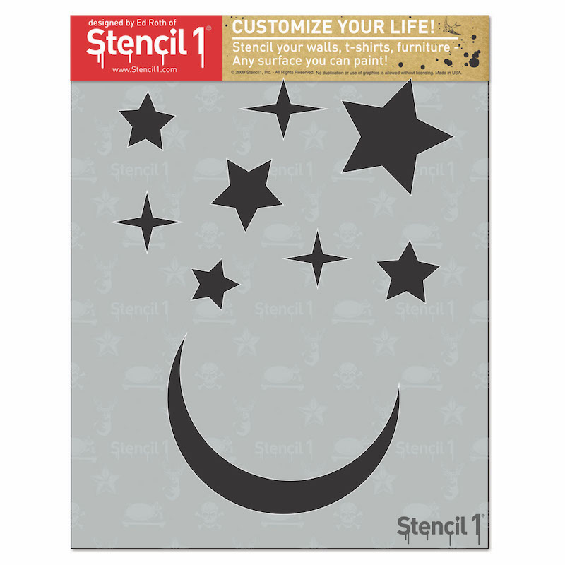 Space Theme 4-Pack Stencil Set (4 PC -8.5"x11" each) - Image 12