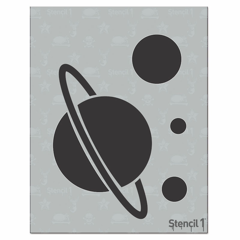 Space Theme 4-Pack Stencil Set (4 PC -8.5"x11" each) - Image 11