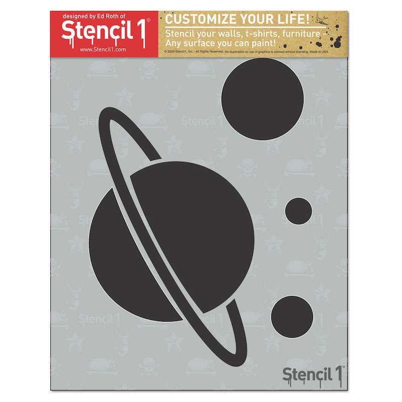 Space Theme 4-Pack Stencil Set (4 PC -8.5"x11" each) - Image 10