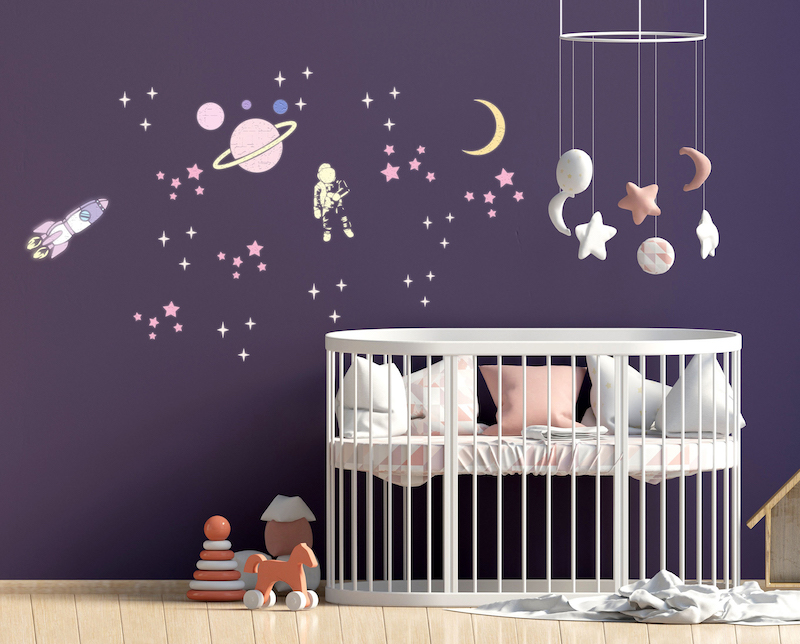 Space Theme 4-Pack Stencil Set (4 PC -8.5"x11" each) - Image 6