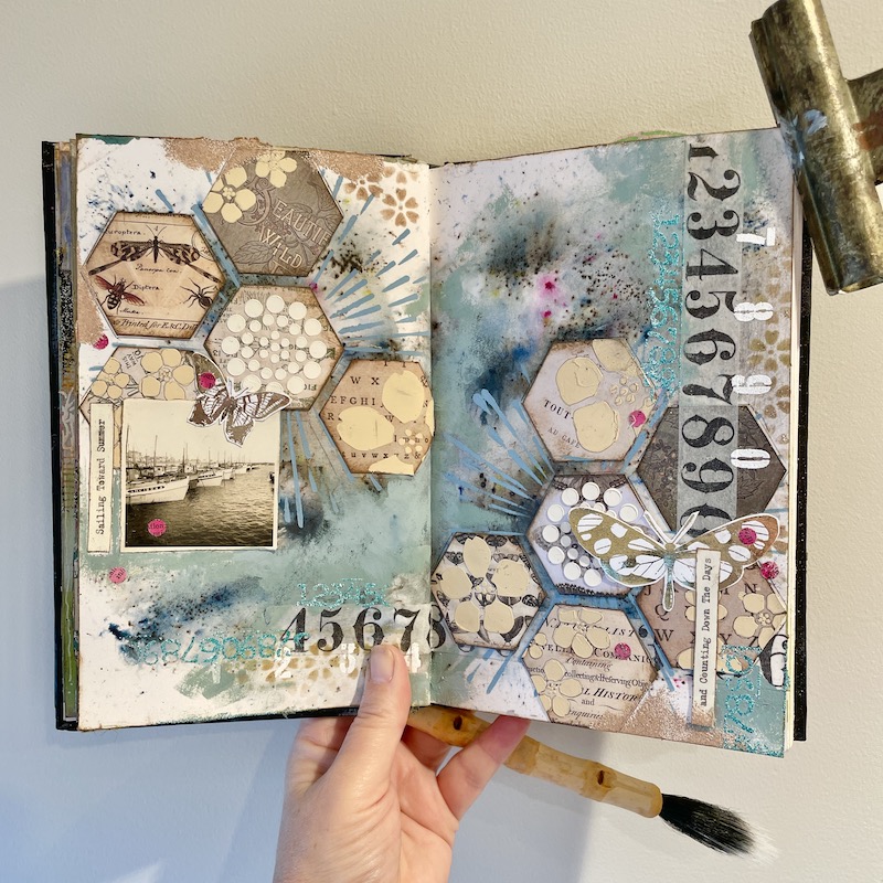 Mixed Media Journal #6 “Sailing into Summer and Counting Down the Days”