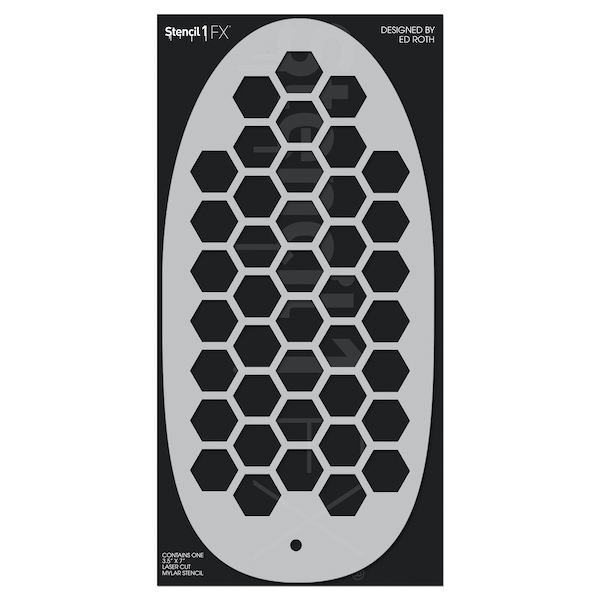 Hexagon Hive Makeup Stencil - Image 5