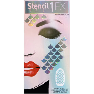 Mermaid Scales Makeup Stencil