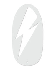 Lightning Bolt Makeup Stencil | Stencil 1