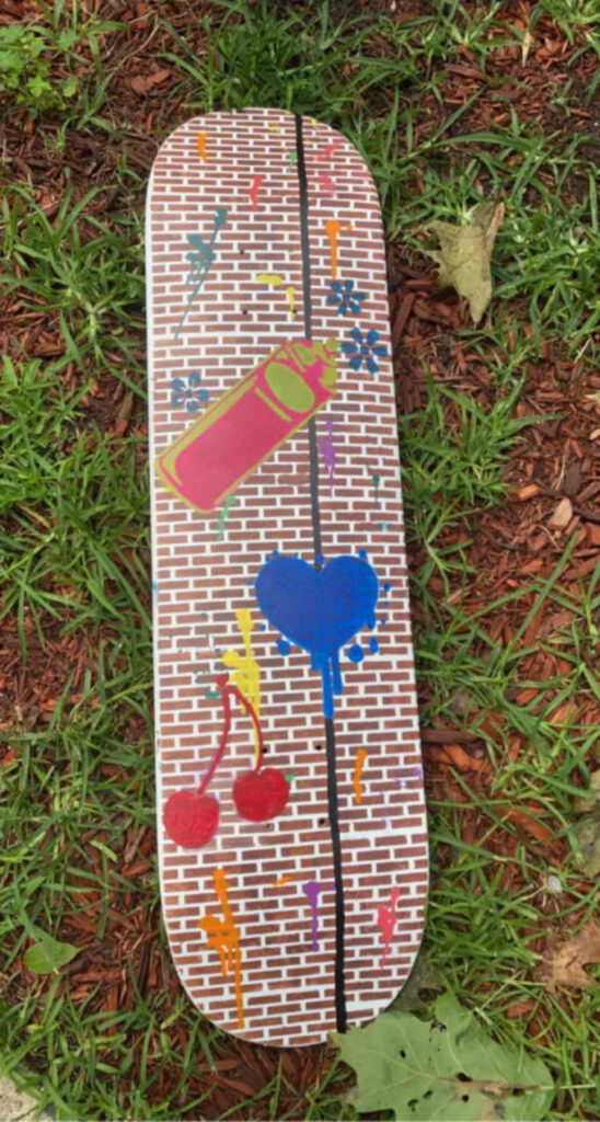 how to stencil a skateboard stencil 1