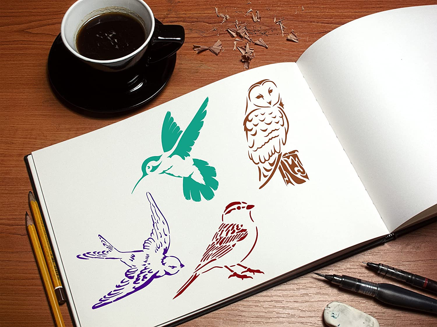 The Ultimate Birds Stencil Bundle - Image 6