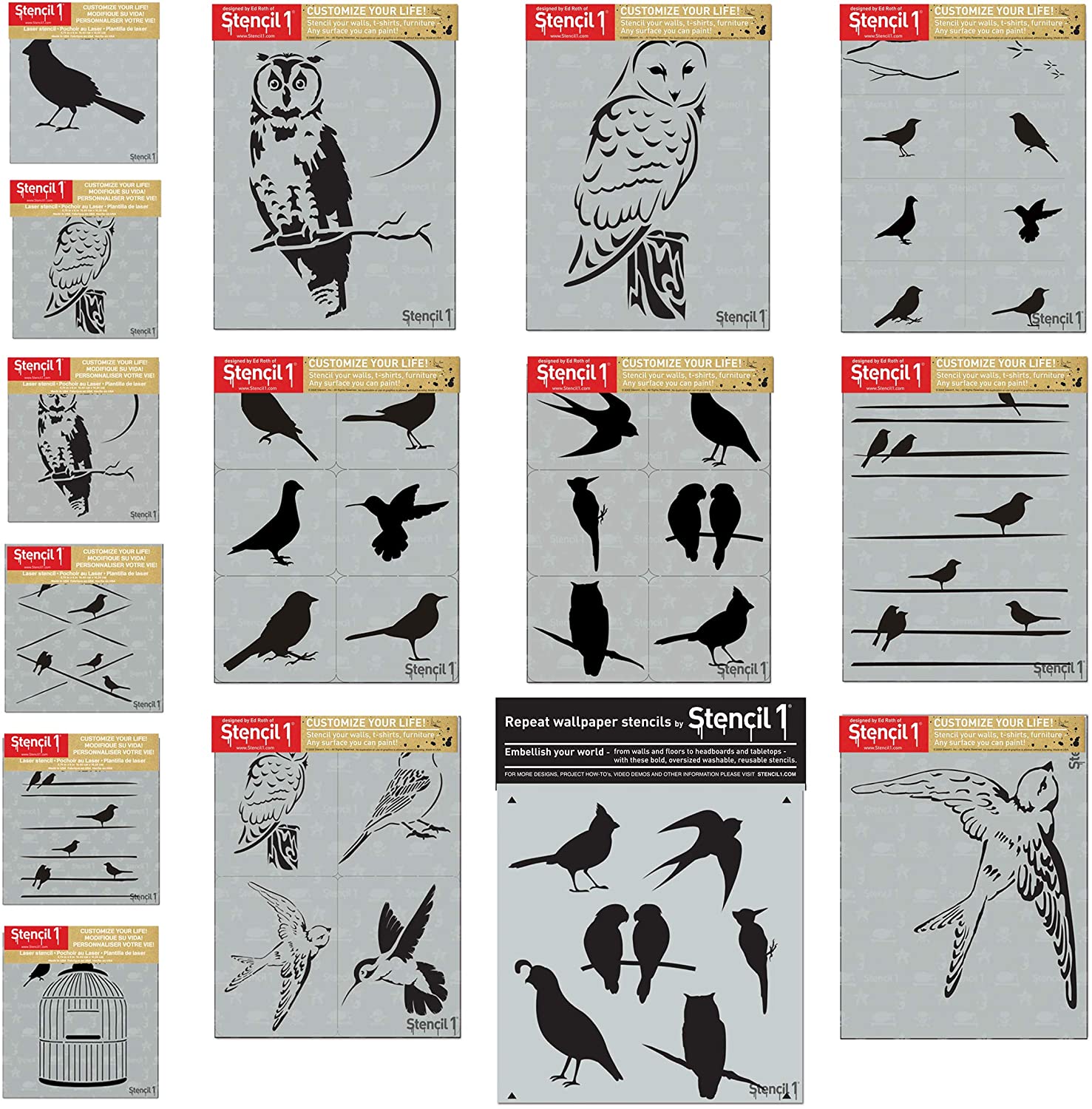 The Ultimate Birds Stencil Bundle - Image 2