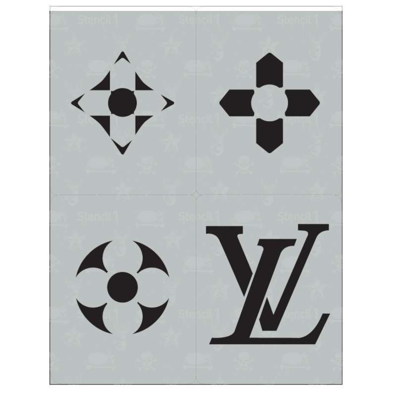 Louis Vuitton Stencil For Shirt Printing