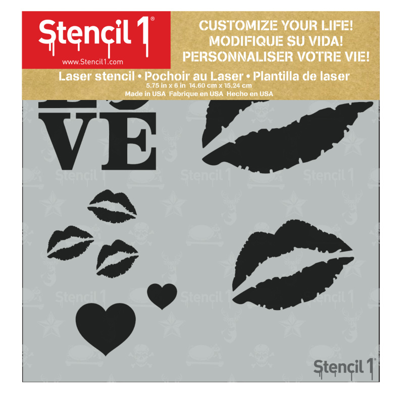 Printable Kiss Makeup Stencils Saubhaya Makeup