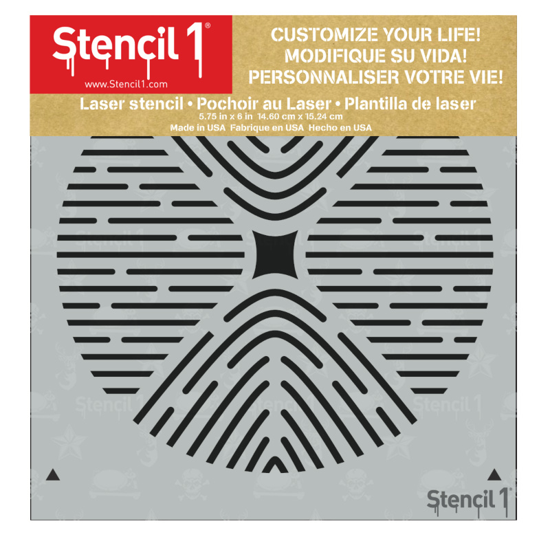 Round Shield 2 Small Stencil - Image 3