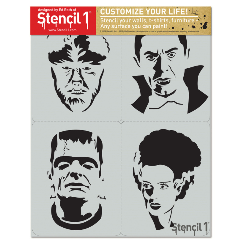 Monsters Stencils 4 Pack - Image 8