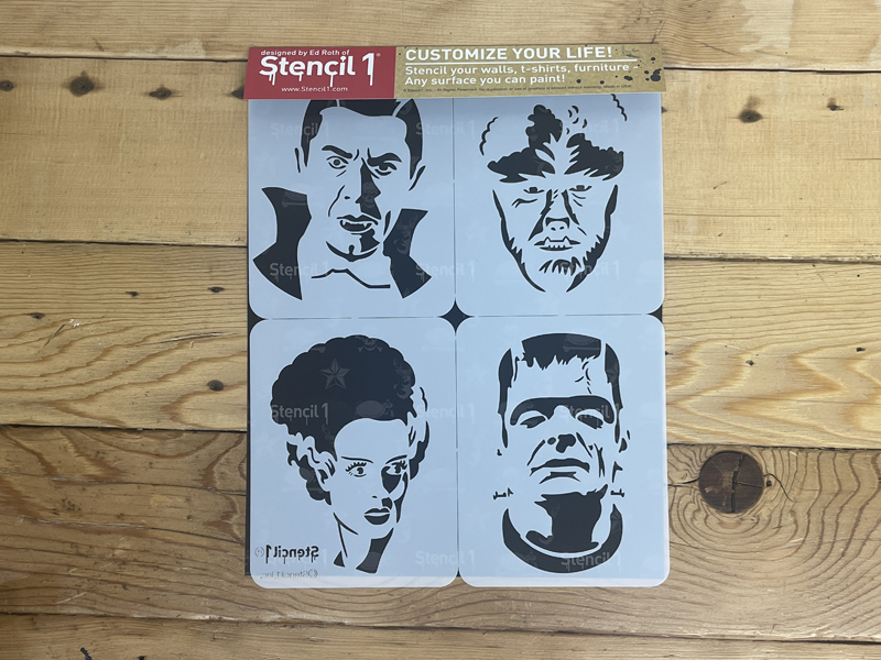 monster stencil set