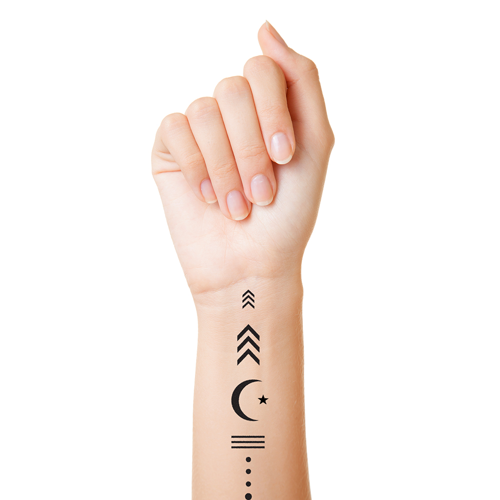 Tattoo Marks Makeup Stencil - Image 2