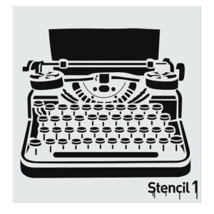 Typewriter Stencil (5.75"x6")