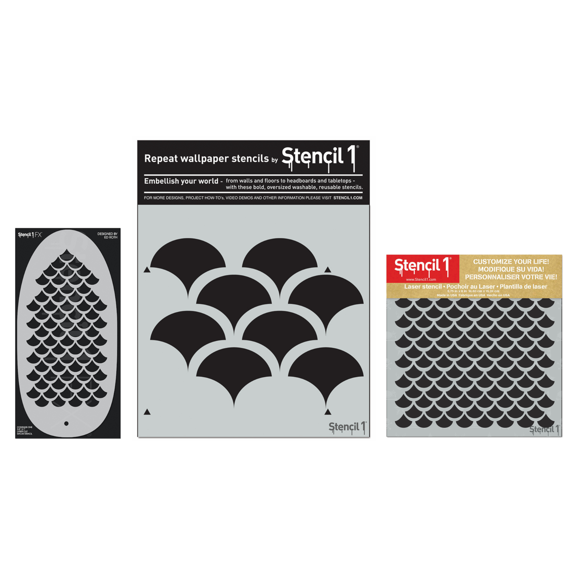 Mermaid Stencils Bundle - Image 3