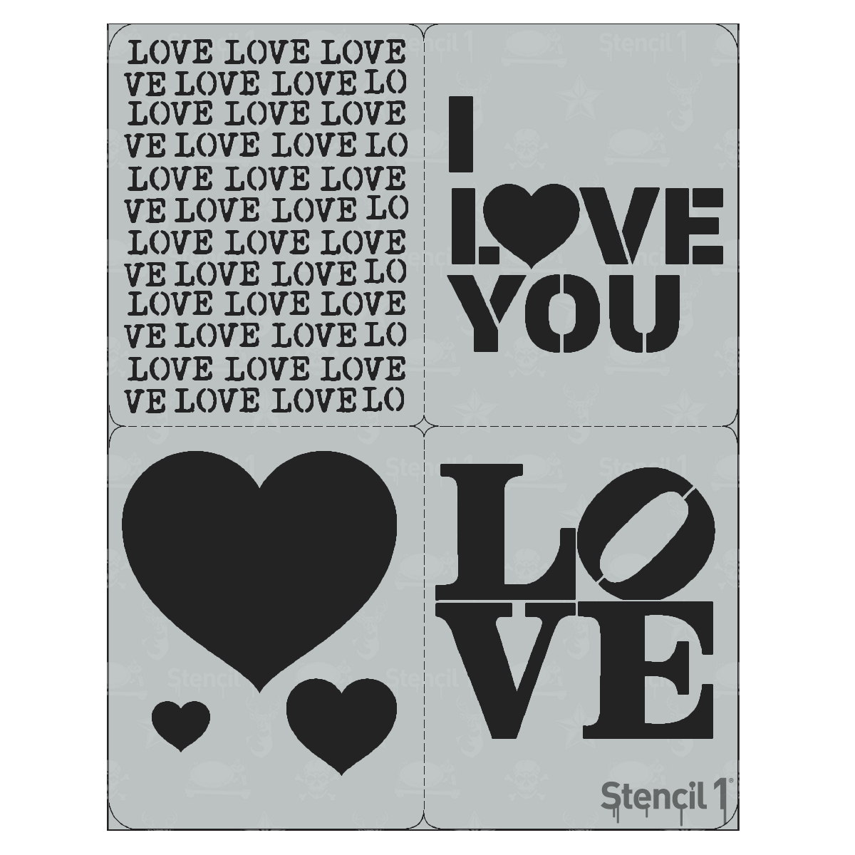 Valentine's Day Stencils