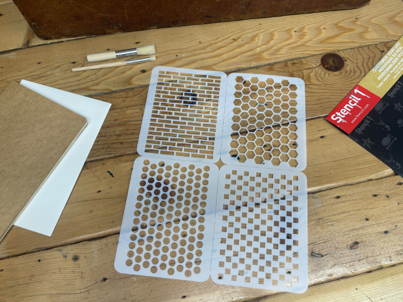 Mixed Media Pattern Stencil 4-Pack - Image 3