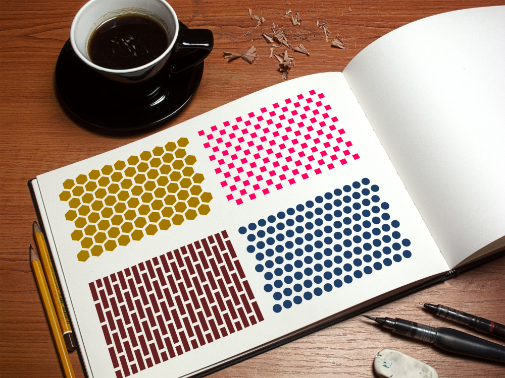 Mixed Media Pattern Stencil 4-Pack - Image 2