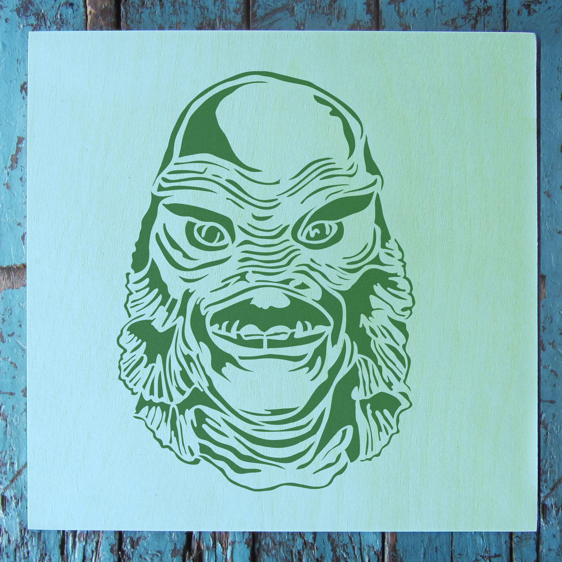 Creature from the Black Lagoon Stencil