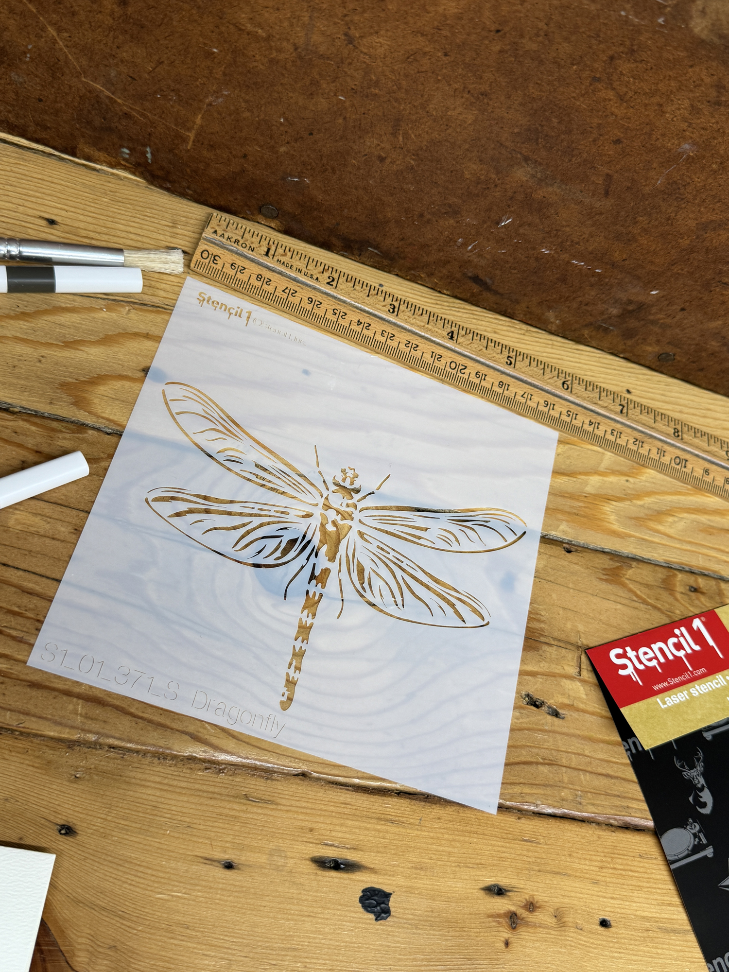 Dragonfly stencil