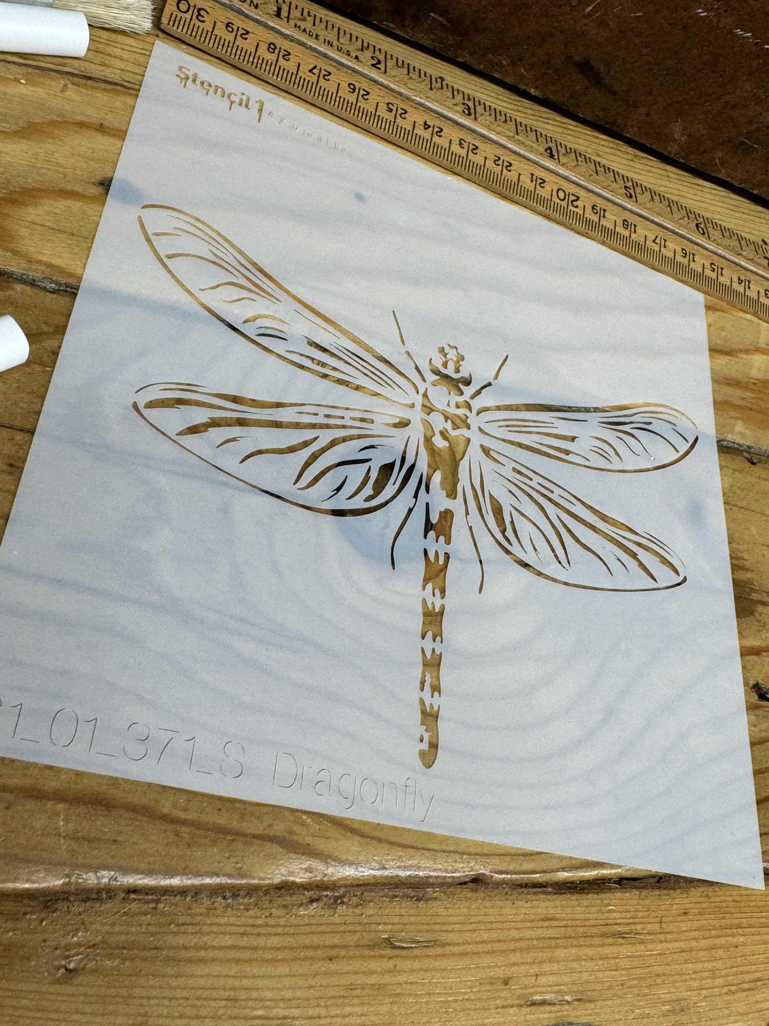 Dragonfly stencil
