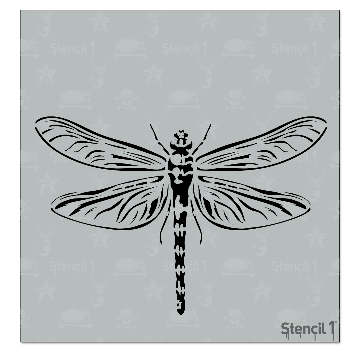 dragonfly stencil
