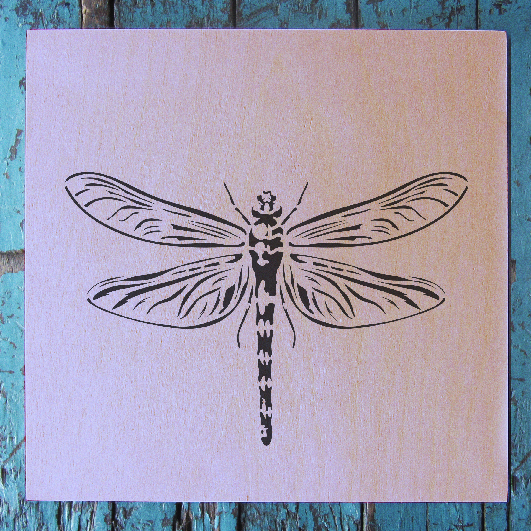 Dragonfly Stencil