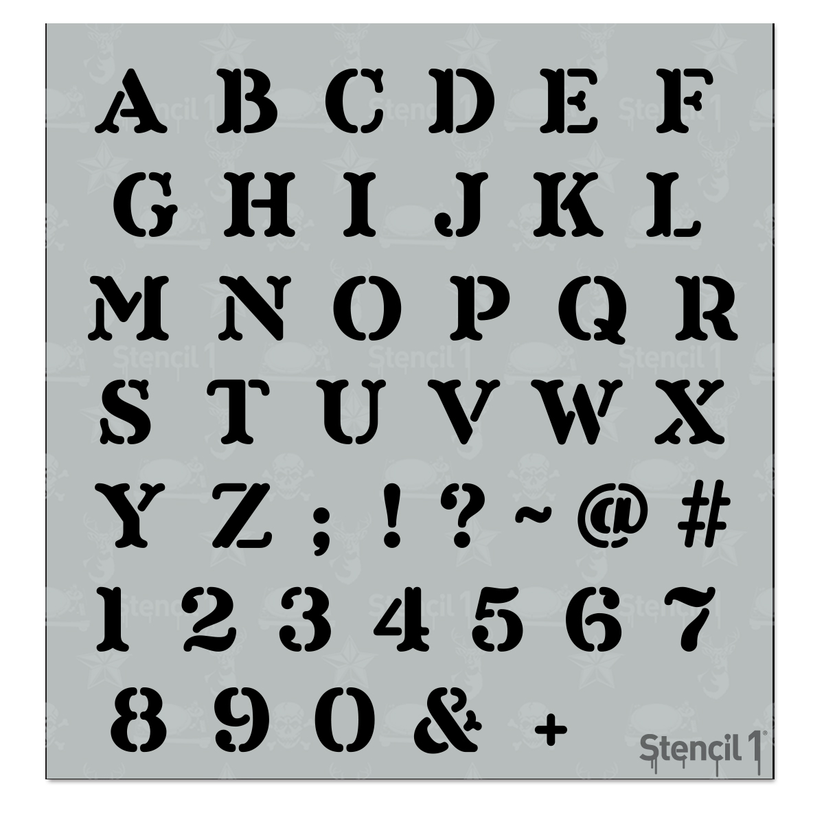 Stencil Alphabets: 100 Complete Fonts [Book]