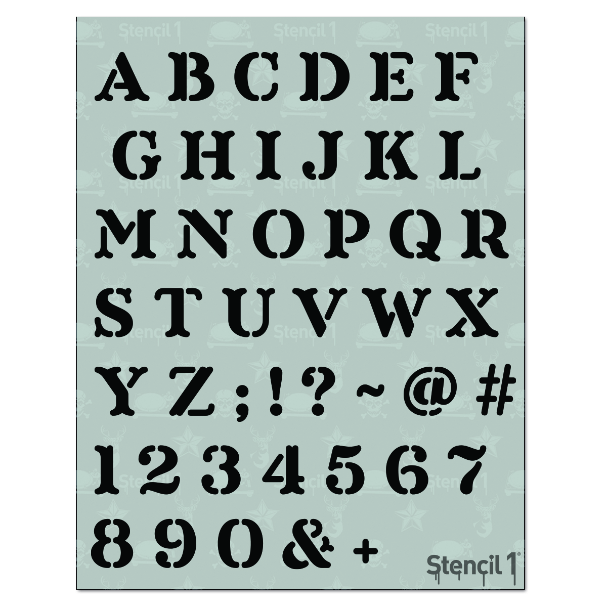 crafty letter number stencils