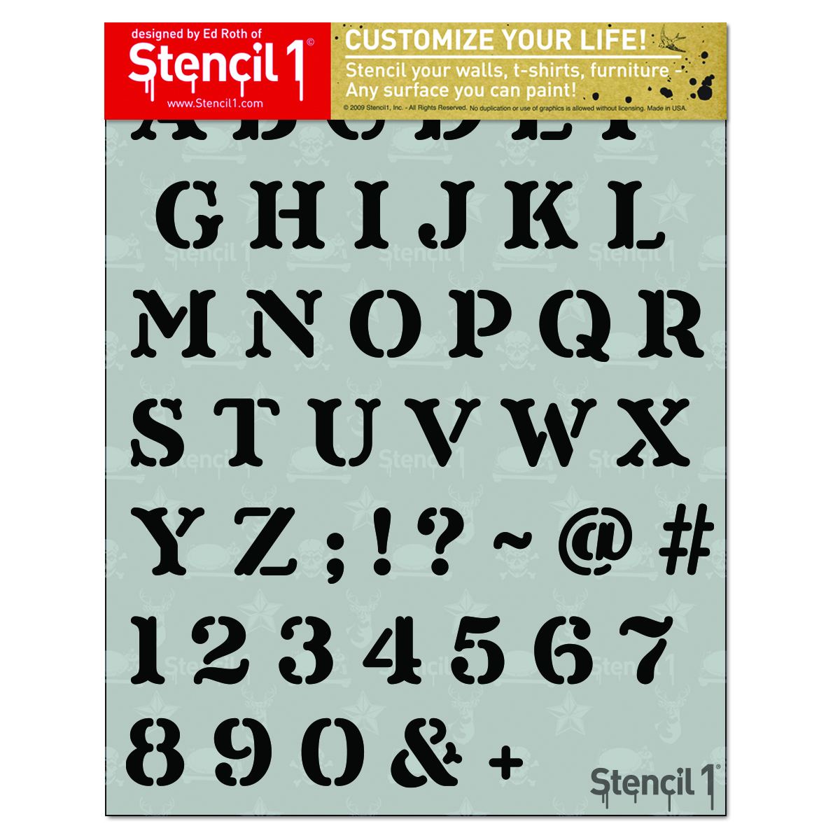 Custom stencils on clear mylar!! - text, images, designs, logo