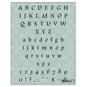 letter stencils