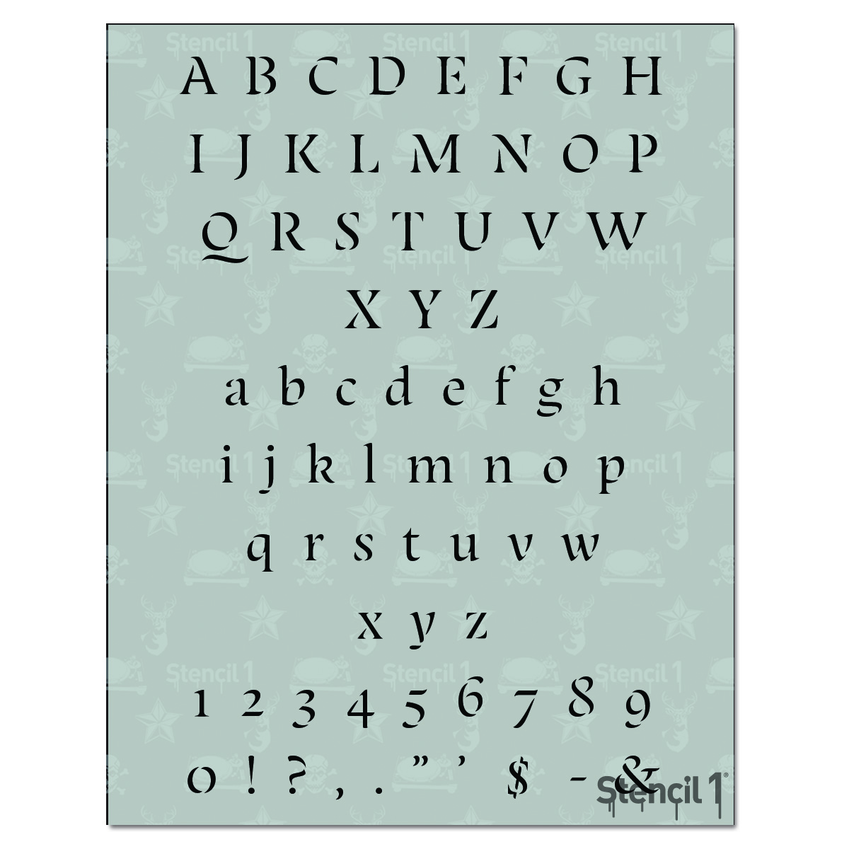 letter stencils