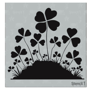 Clover Patch Stencil - Small (5.75" x 6")