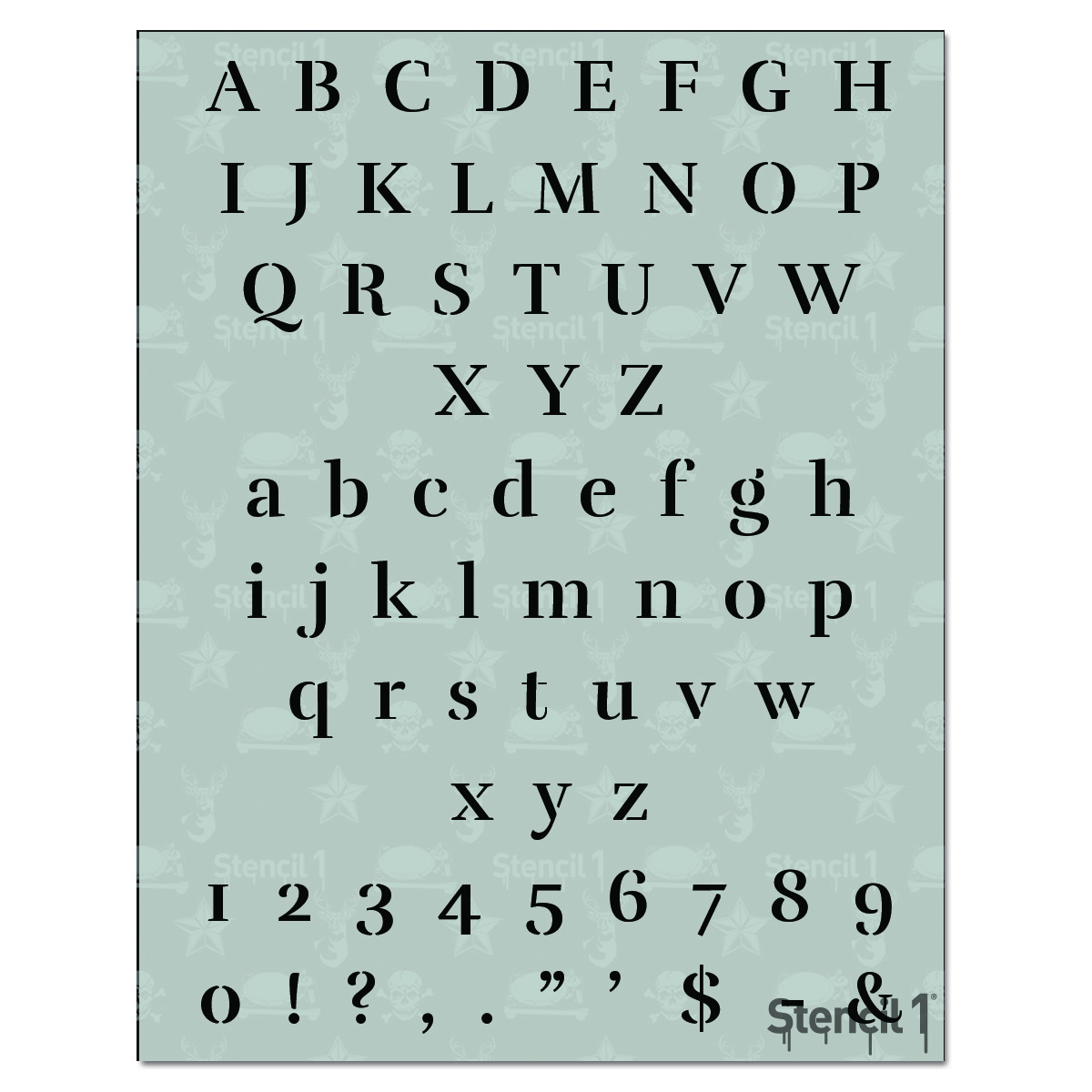 letter stencils