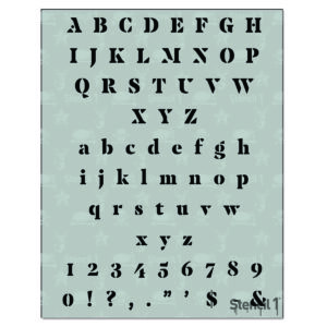 letter stencils