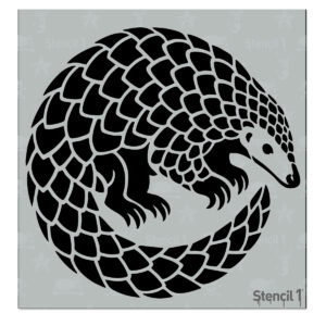 Pangolin Stencil - Small (5.75" x 6")