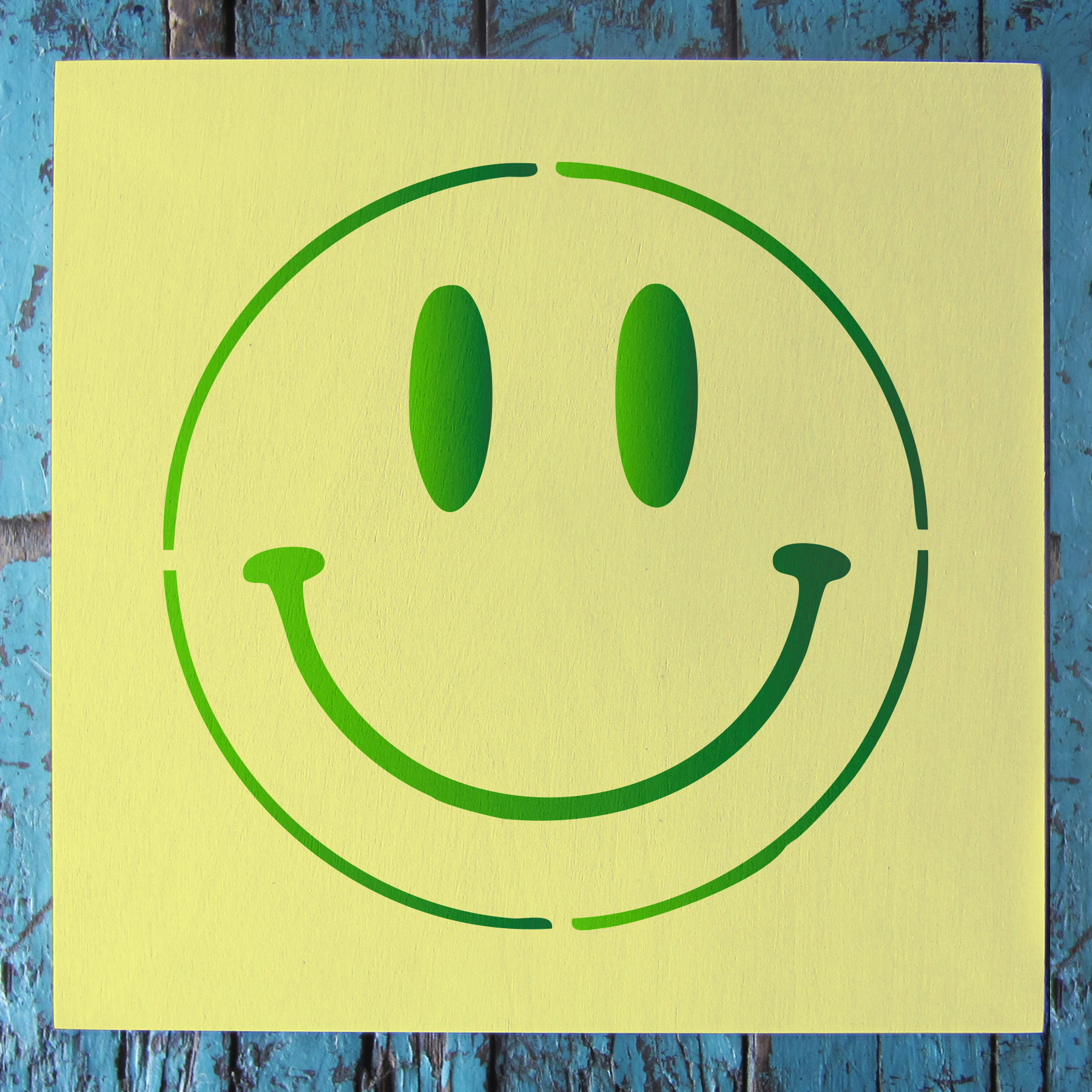 Smiley Face Stencil - Small (5.75" x 6") - Image 2