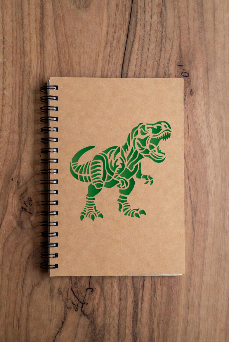 Shark Dinosaur Stencil 2 pack (8.5" x 11") - Image 2