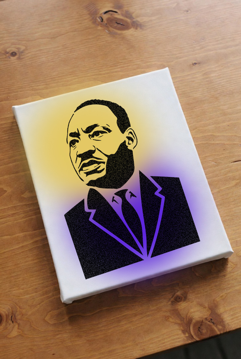MLK I have a Dream Stencil 2 pack (8.5" x 11") - Image 2