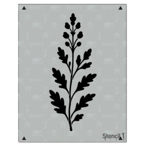Botanical Blockprint Wildflower (8.5" x 11")