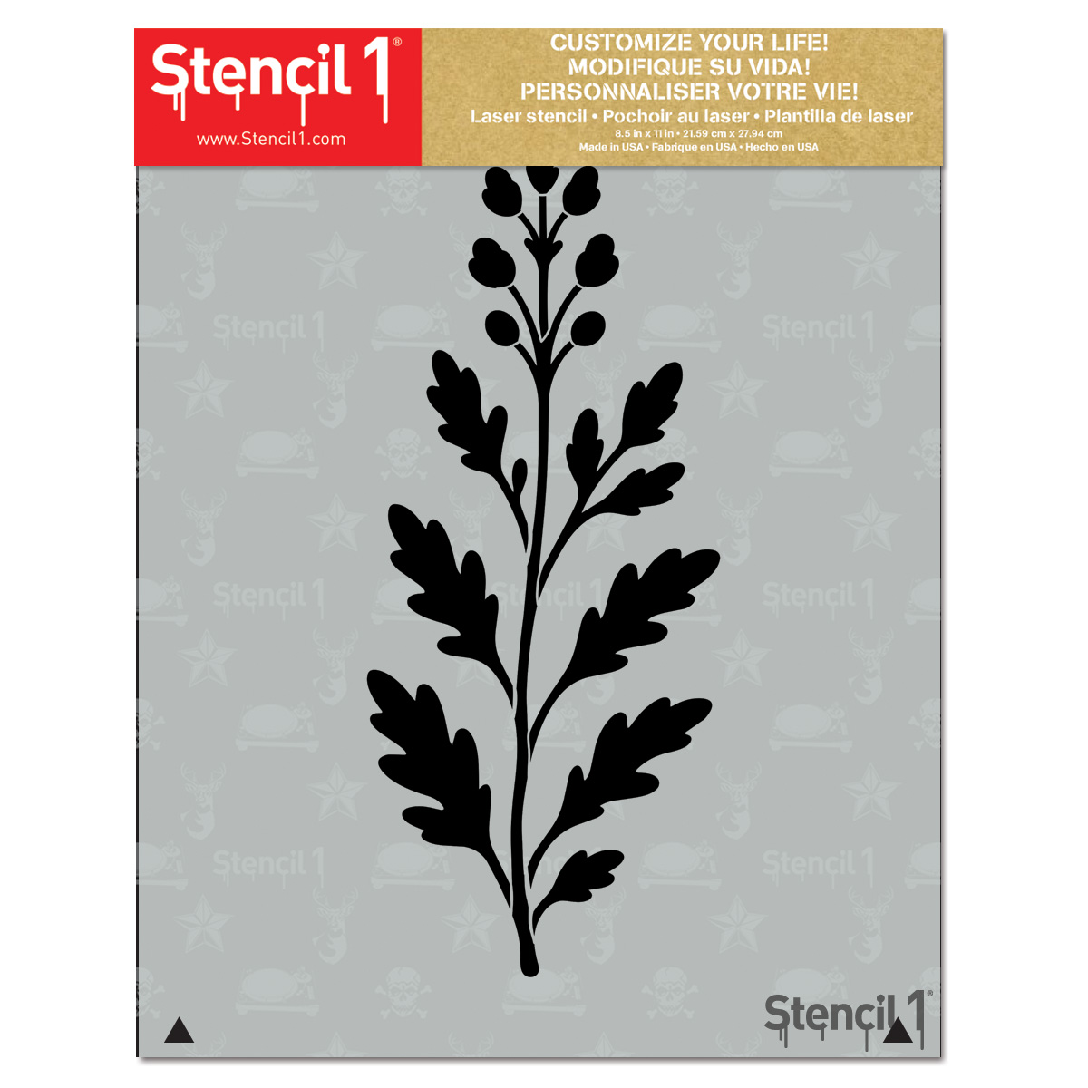 Botanical Blockprint Wildflower (8.5" x 11") - Image 6