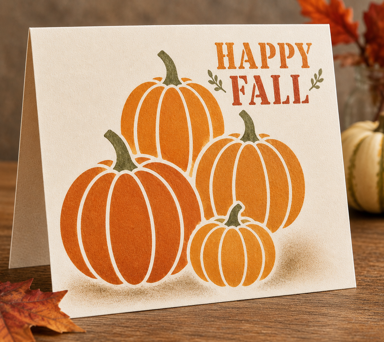 Happy Fall - Small (5.75" x 6") - Image 3