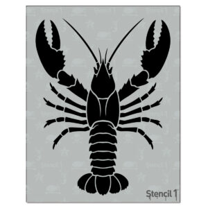 Lobster Stencil (8.5" x 11")