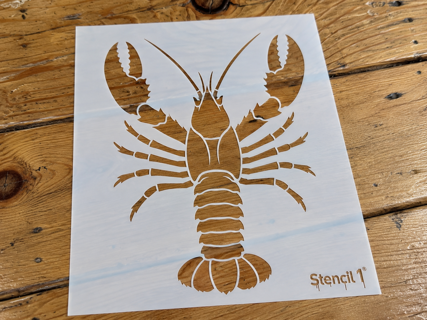 Lobster Stencil (8.5" x 11") - Image 3